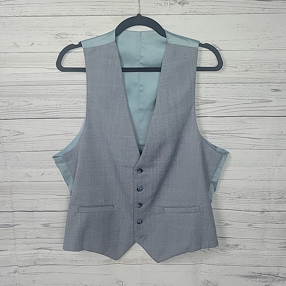 Men's Size Large Vintage Suit Vest